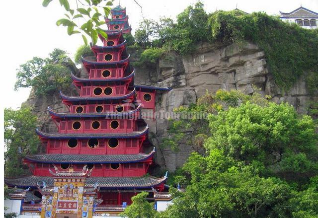 Shibaozhai Pagoda Building Chongqing