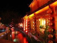 Shuhe Old Town Night View Lijiang Yunnan