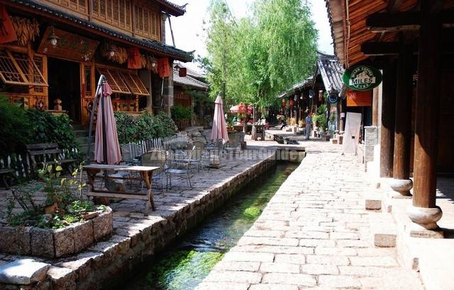 Shuhe Old Town Charming Street Lijiang China