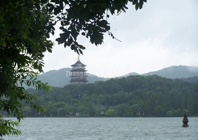 Hangzhou Six Harmonies Pagoda and West Lake