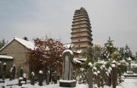 Xian Small Goose Pagoda Winter