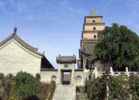 Small Goose Pagoda Architecture Xian