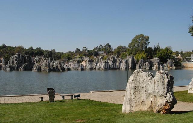 Stone Forest in Water Kunming