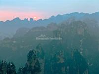 Sunrise Zhangjiajie National Park