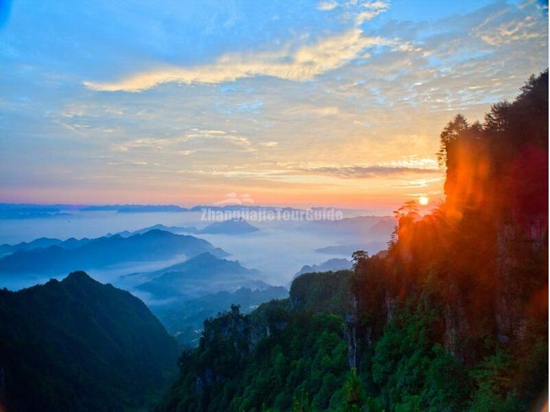 Sunrise Zhangjiajie National Park