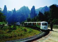 The Mini Train at Suoxi Valley Nature Reserve, Zhangjiajie, China