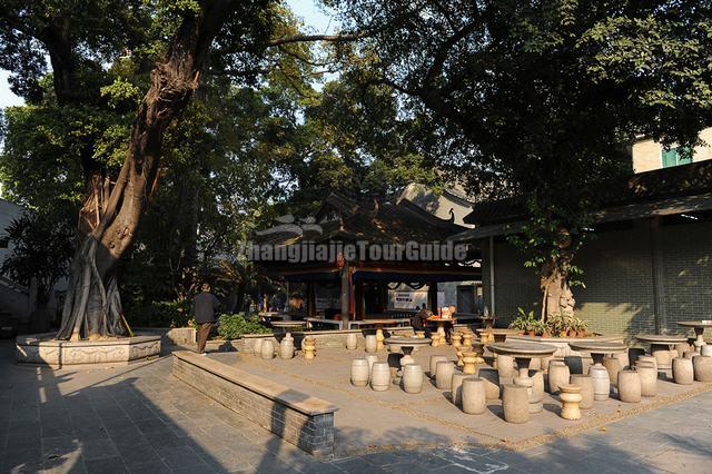 Guangzhou Temple of Six Banyan Trees Landscape 