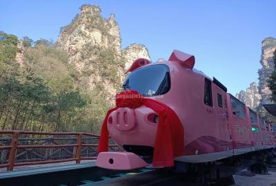 mini tram in Ten-mile Natural Gallery - Zhangjiajie