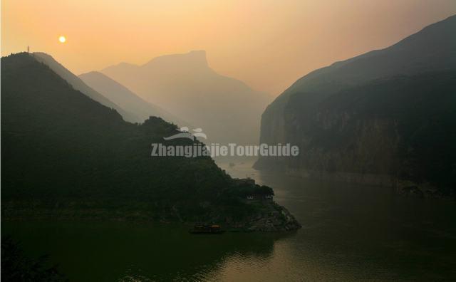 Three Gorges Dusk Scenery Chongqing 