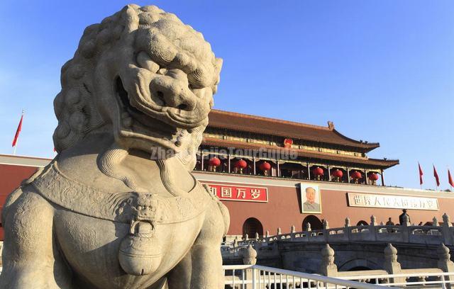 Tiananmen Square Stone lion