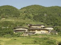 Tianluokeng Tulou Cluster Summer Scenery