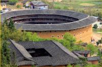 Beautiful Tianluokeng Tulou Cluster