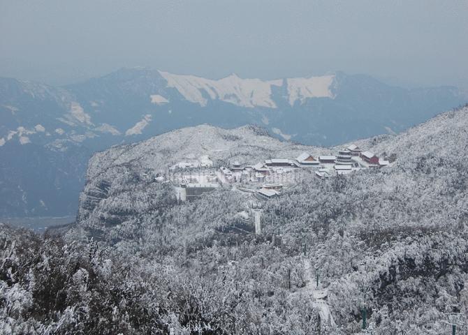 Tianmen Mountain in Winter