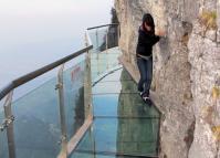 Glass Walkway in Zhangjiajie Tianmen Mountain National Park