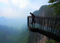 Tianmen Mountain Glass Skywalk in China