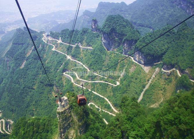 Tianmen Mountain National Park Tongtian Avenue