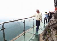 Tianmen Mountain in Zhangjiajie China Glass Path