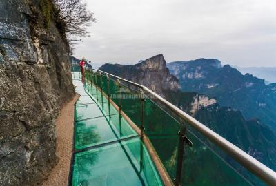 Glass Walkway in Tianmen Mountain