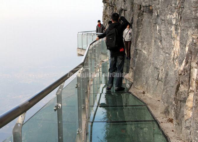 Skywalk at Tianmen Mountain Zhangjiajie National Park China