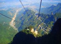 Tianmen Mountain Winding Road and Cable Car