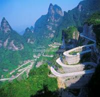 Tianmenshan Winding Mountain Road