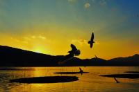 Sunset Over the Dian Lake, Yunnan