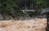 Tiger Leaping Gorge Angry River and Bridge Lijiang