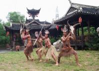 Performance at Zhangjiajie Tujia Folk Custom Park 