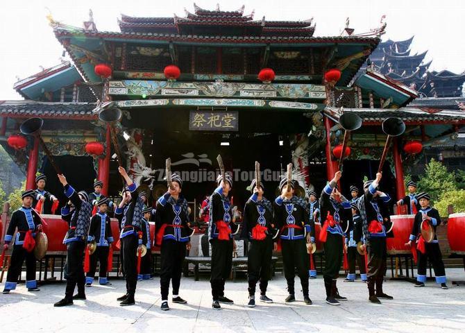 Ethnic Performance at Tujia Folk Custom Park