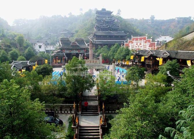 Tujia Folk Custom Park Zhangjiajie