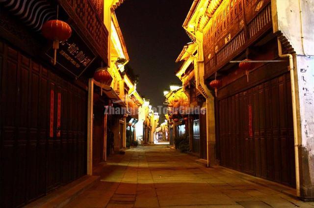 Tunxi Ancient Street Night Scene China