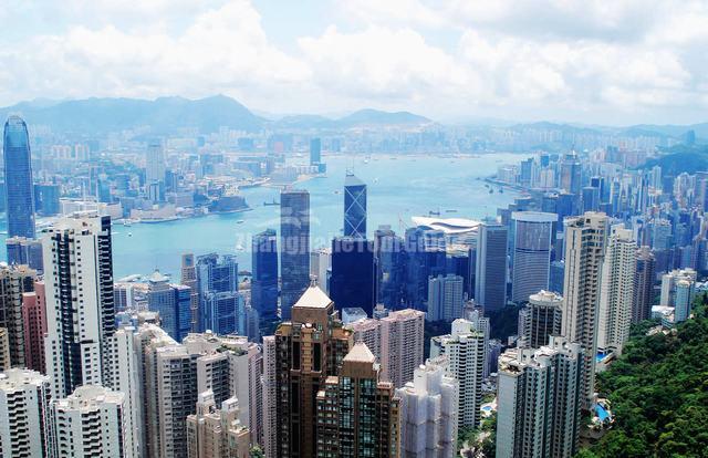 Victoria Peak Spectacular Building Hong Kong China