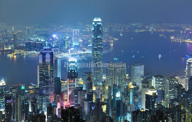 Victoria Peak Night View Hong Kong 