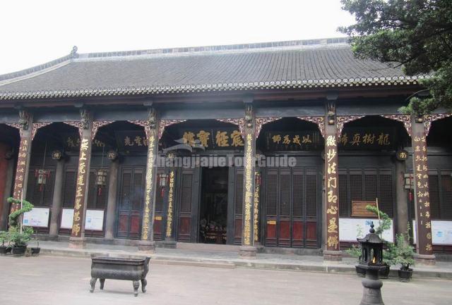 Wenshu Temple Beautiful Building Chengdu