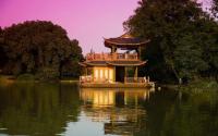 Hangzhou West Lake Beautiful Dusk Scenery