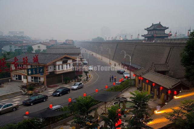 Xian City Wall Landscape