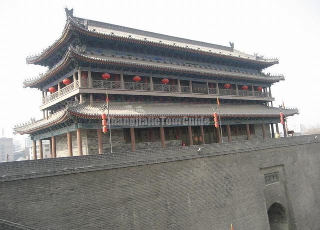  Xian City Wall Charming Building