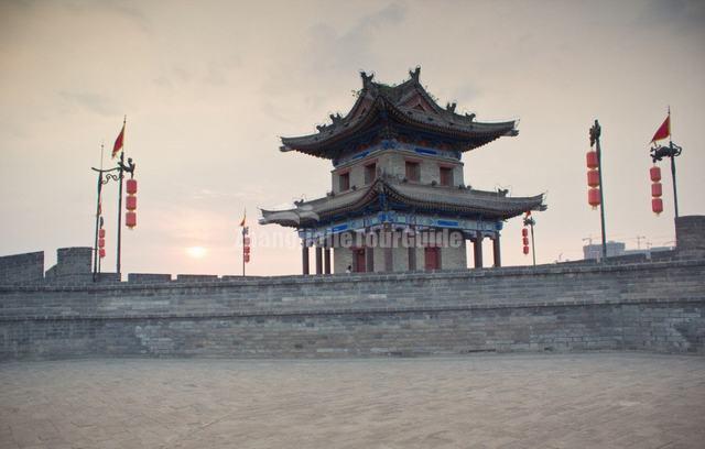 Xian City Wall Beautiful Building