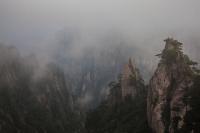Yellow Mountain with Sea of Clouds Covered It