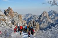 Huangshan Mountain Snow Scenery