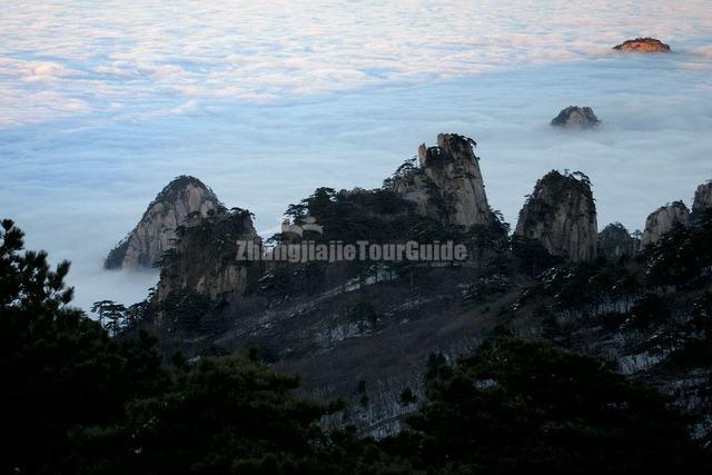 Sea of Clouds Over the Yellow Mountain China