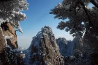 Yellow Mountain Snow Landscape Huangshan