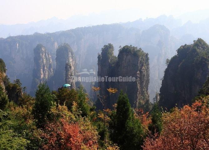 Yellow Stone Village in Autumn