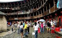 Visitors Visit Yuchang Earth Building