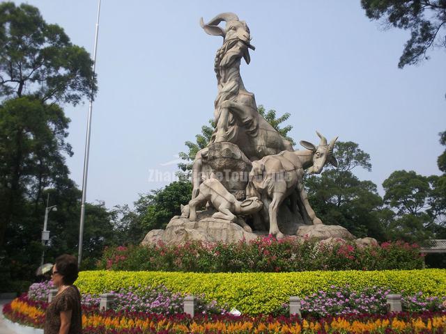 Guangzhou Yuexiu Park Sheep Sculptures