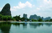 Yulong River Charming Landscape Yangshuo Guilin