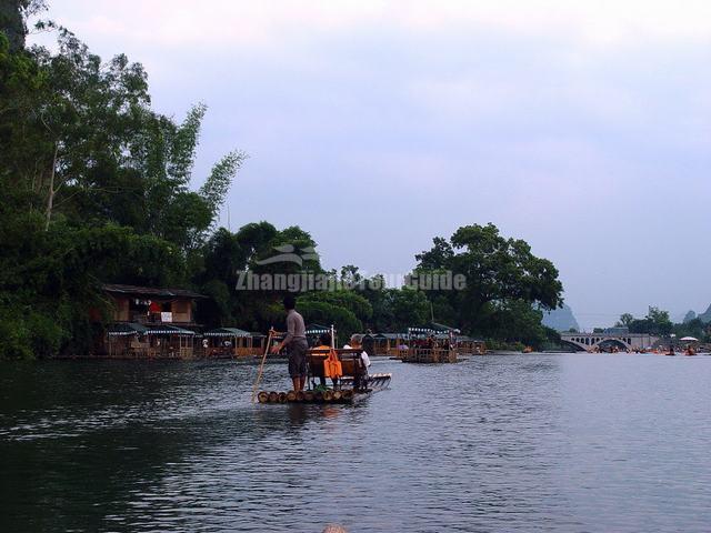 Yulong River Scenic Area and Bamboo Rafts Yangshuo China