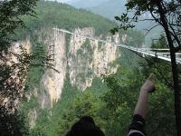 Glass Bridge in Zhangjiajie 