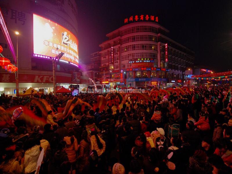 The Night of Zhangjiajie Lantern Festival