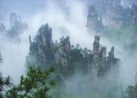 Zhangjiajie National Forest Park in Mist